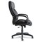 Alera Fraze Series 17.71 in. to 21.65 in. Seat Height Executive High-Back Swivel/Tilt Bonded Leather Chair - Black